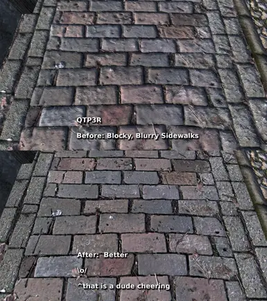 QTP3R Blocky Sidewalk Fix