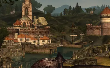 Anvil harbor. Mods in the picture: Optimized VWD and VWD for Town Houses