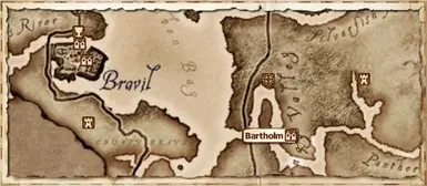 Bartholm on the world map