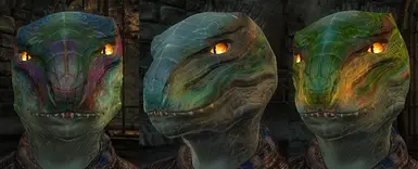 New Argonian markings more visible on different texture&skintone