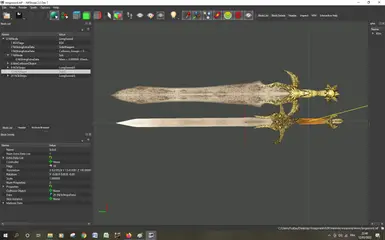 Elven longswords (vanilla up) w/o scabbards comparison