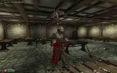 OPTIONAL: Oversized Daedric hammer