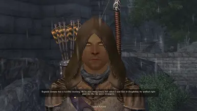 A Crowded Cities Redone - Cyrodiil Collection NPC with a unique name.