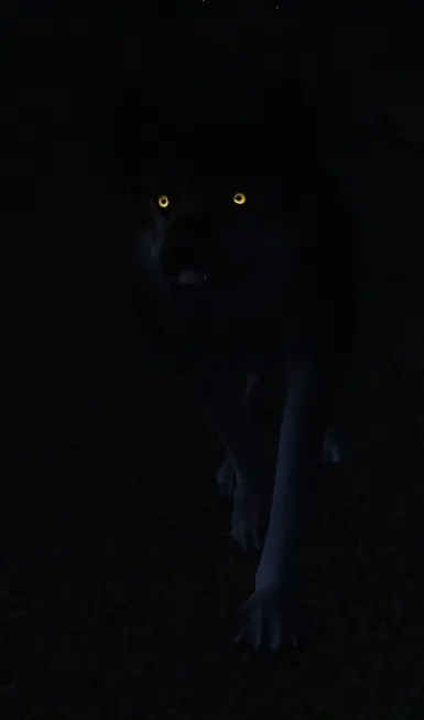 Revamped Wolf Eyes Glowing