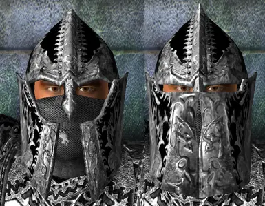 Silver Dragon - Light Male Helmet