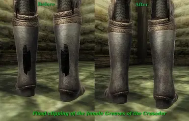 Female Greaves Of The Crusader