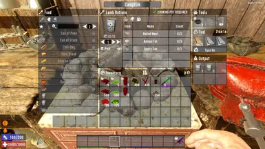 Lamb Rations Crafting Cost