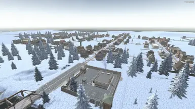 Old West Town in the Snow Biome