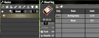 1.0 Craft Blood Bags