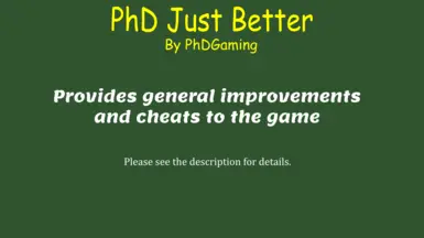 PhD Just Better (A21)