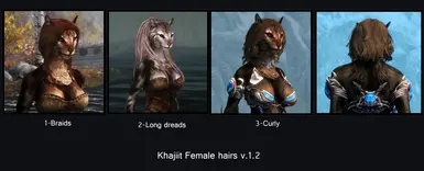 Hair chart Female Khajiit hairs v_1_2