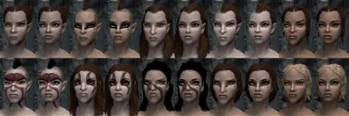 Wood Elf preset comparison (original | modded)