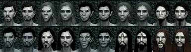 Dark Elf preset comparison (original | modded)