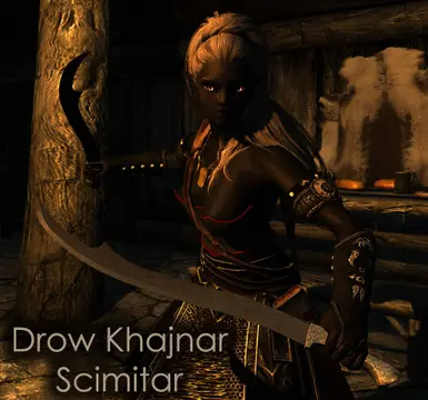 drow khanjar scimitar