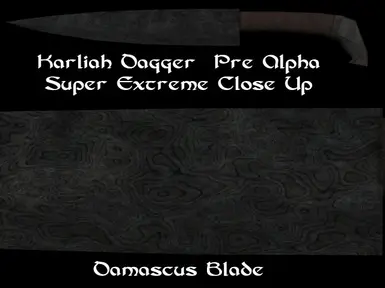 Pre alpha Karliah dagger