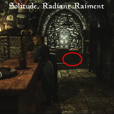 Radiant Raiment location