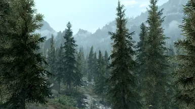 With Lush trees mod