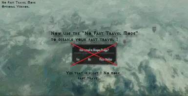 No Fast Travel Mode