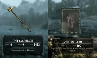 Centuria Generator and Steam Spell