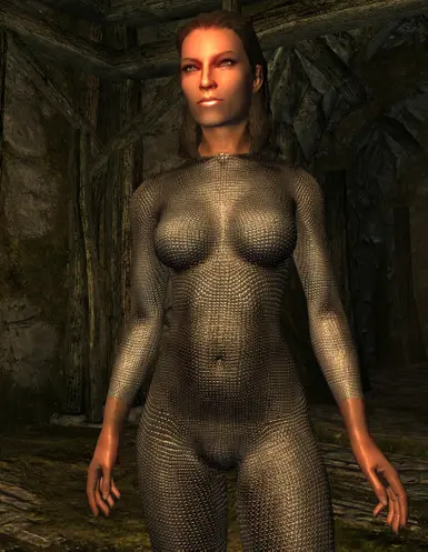 Mesh Bodysuit for Modders - Front View