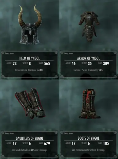 Armor Set of Yngol new in v6_1