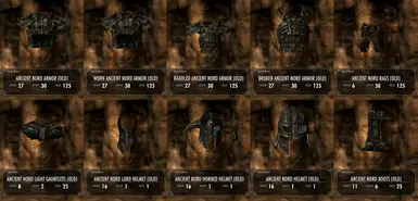 Draugr Armor with unique Inventory Models new in v6_1