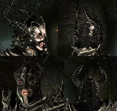 daedric plate helmet