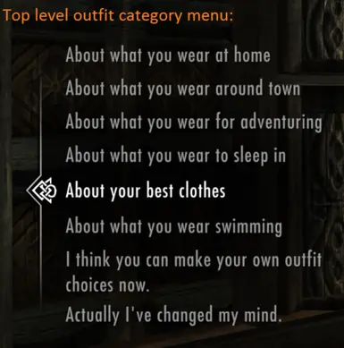 Category Menu