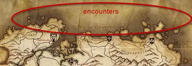 Northern Encounters - area of encounters