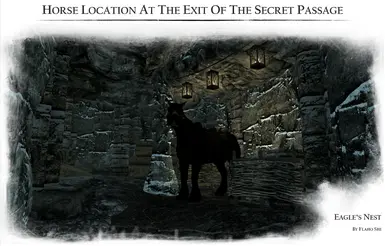 Horse locatoin at the end of the secret passage