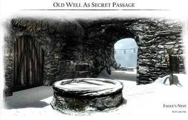 Old well as secret passage