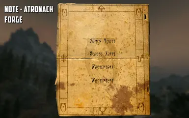 Atronach Forge Recipe