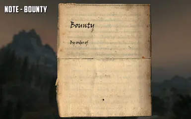 Bounty Note