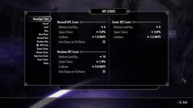 NPC Events MCM Menu