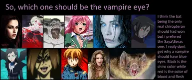 Choosing the vampire eye