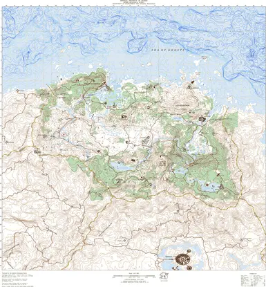 Skyrim topographic map