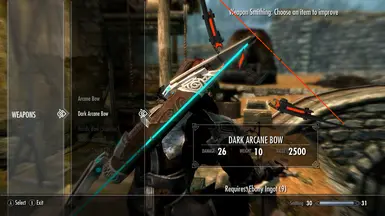 Dark Arcane Bow Upgrade