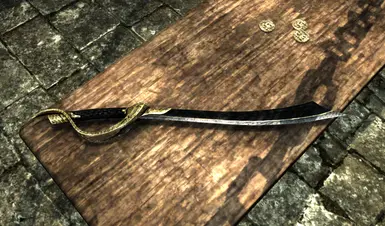 New Ebony Scimitar