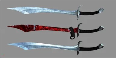 Plain or fancy scimitar option