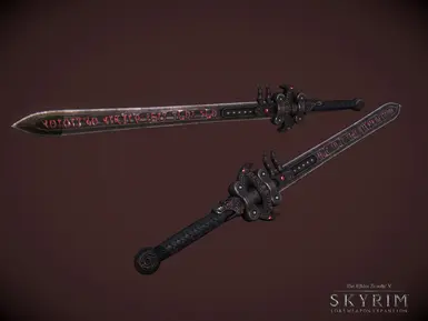 Eastern Daedric Longsword