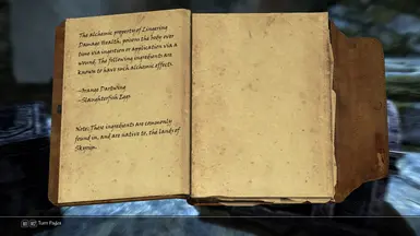 Special Recipe Book - teachs certain ingredient effects