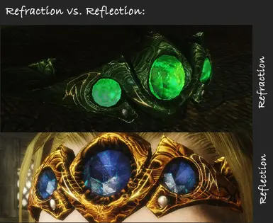 Refraction vs Reflection