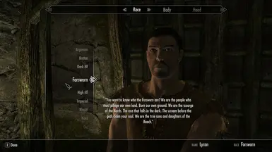 Forsworn race