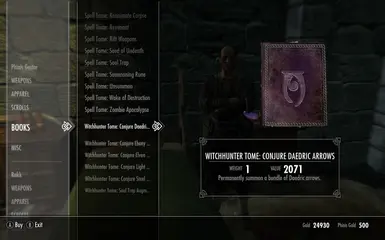 Conjure Daedric Arrows