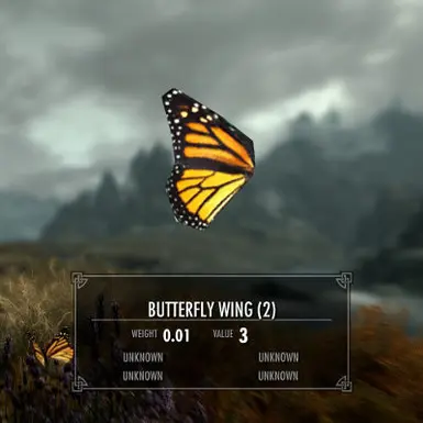 Fixed monarch wing ingredient