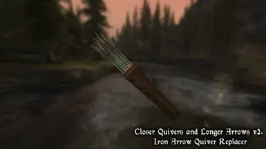 Closer Quivers and Longer Arrows v2 - Iron Arrow Quiver Replacer - Smaller Quivers