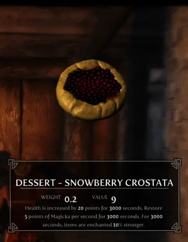 Snowberry Crostata