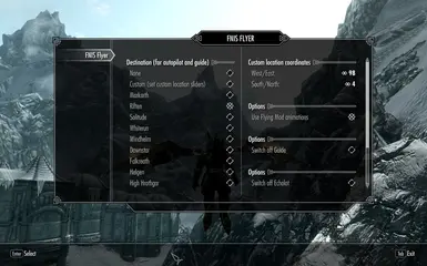 Configuration Menu