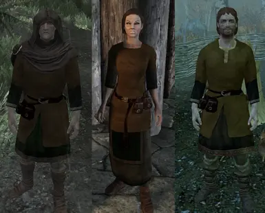 Nord clothes replaced with leather jerkins by Croc