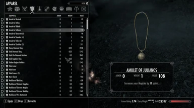 Skyrim Unlimited Rings And Amulets